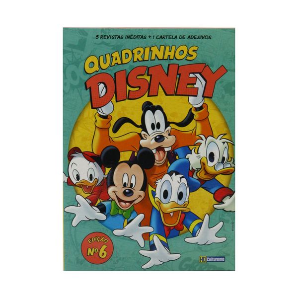 Livro Infantil Culturama Box Histórias em Quadrinhos Disney