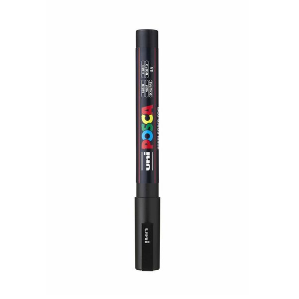 Marcador Multiuso Uniball Artes Posca Ponta Média Preto 1.3mm