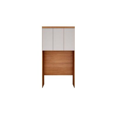 Armário Ponte Modulado Aéreo Solteiro Rizon-linea C- 3 Portas Cumaru-fendi -  Horizonte