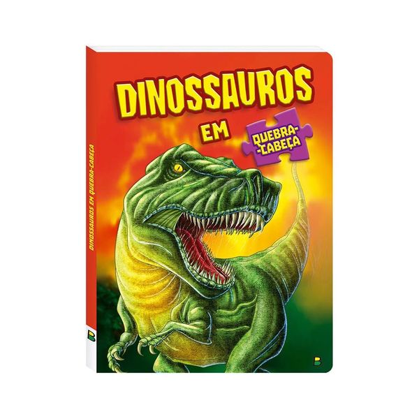 Livro Infantil Todo Livro Quebra-Cabeça Dinossauros