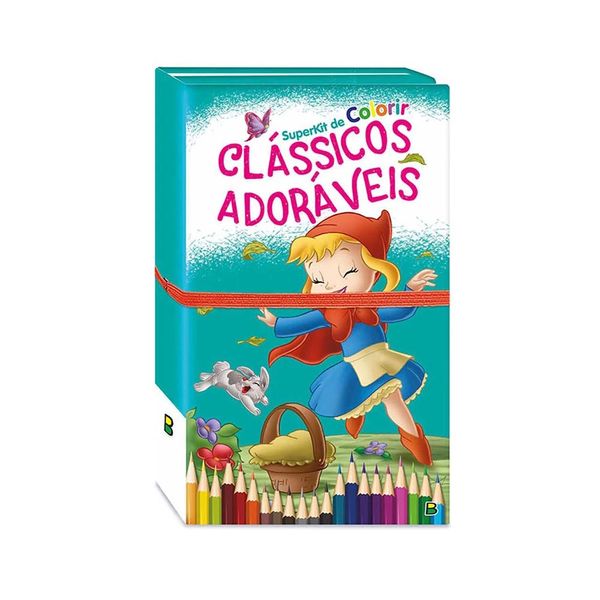 Livro Infantil Super Kit Colorir Clássicos Adoráveis
