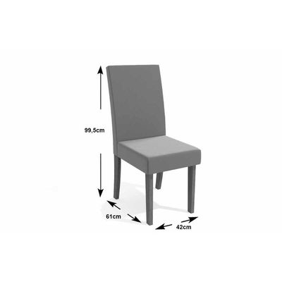 Kit 2 Cadeiras Sala Jantar 2cad131 2 Un Freijo Linho Bege Canela Linho Bege