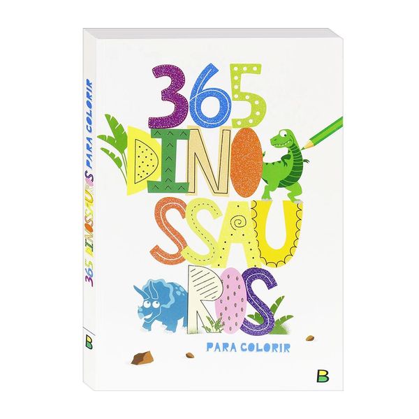 Livro Infantil Todolivro 365 Dinossauros para Colorir