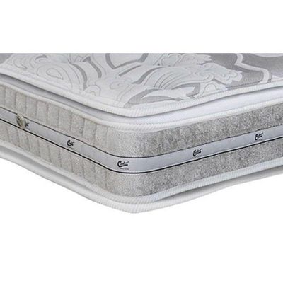 Colchão King Molas Pocket Super Luxo Grand Plush Látex Pillow Top (193x203x30) - Castor