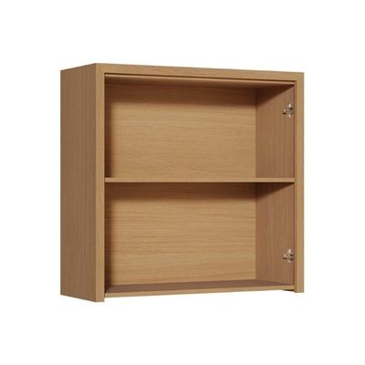 Armário Aéreo Para Cozinha Condessa Com 2 Portas 80cm Carvalho Cinza
