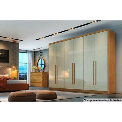 Guarda Roupa Casal 6 Portas E 8 Gavetas Robust-livorno Cumaru -  Horizonte