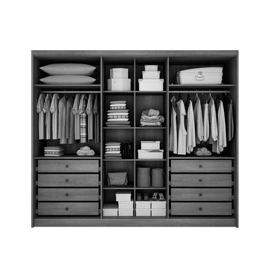 Guarda Roupa Casal 6 Portas E 8 Gavetas Robust-livorno Cumaru -  Horizonte