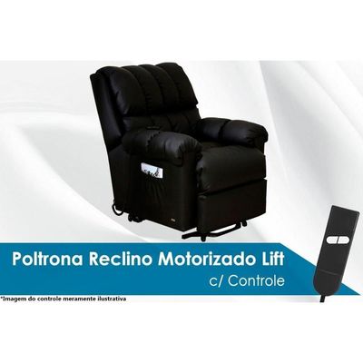 Poltrona Reclinável Motorizada P- Sala Texas Fantastic Zero Wall C- Lift Courano Bege - Probel