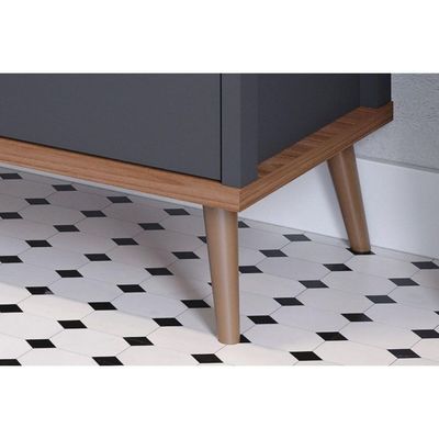 Balcão P- Banheiro Vêneto 1 Porta E 1 Gaveta C- Cuba 60cm Cappuccino-freijo - Mgm