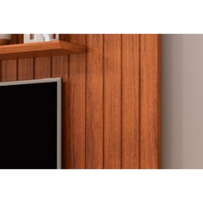Home P- Tv Até 65 Pol Lume Ripado C- Prateleira 175x108cm Cedro - Dj Móveis