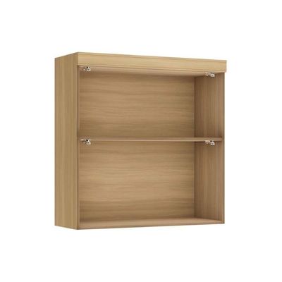 Armário Aéreo Cozinha Modulado Marquesa Com 2 Portas Basculante 80 Cm Nature