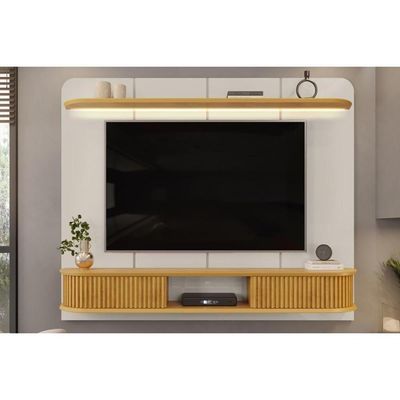 Home P- Tv Até 75 Pol Capri C- Led E 2 Portas 215x170cm Bali-cedro - Dj Móveis