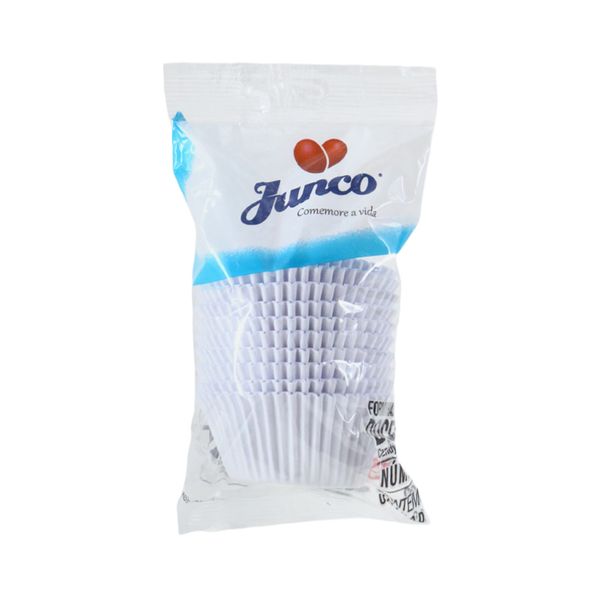Forminha de Papel Junco Nº0 com 100 Unidades Branca Forminha de Papel Junco Nº0 com 100 Unidades Branca