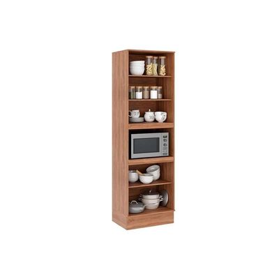 Paneleiro De Cozinha Modulado Bella 2617 Torre Quente Com 1 Forno 4 Portas 70cm Branco