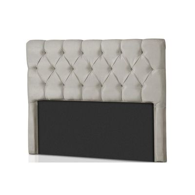 Painel De Cama Box Estofada Queen Califórnia Suede Bege - Probel