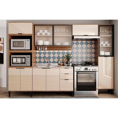 Torre Quente De Cozinha Paneleiro Alpha 2511 Com 2 Fornos 3 Portas 70cm Branco