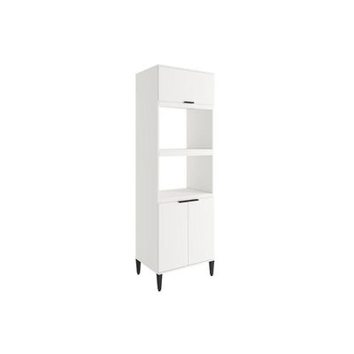 Torre Quente De Cozinha Paneleiro Alpha 2511 Com 2 Fornos 3 Portas 70cm Branco