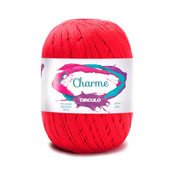 Linha Charme 396m Nº8/5 3581 Vermelho Pimenta Linha Charme 396m Nº8/5 3581 Vermelho Pimenta