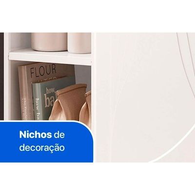 Módulo Cozinha Telasul Star New Balcão 3 Portas E 2 Gavetas Sem Tampo 150cm Branco-telasul