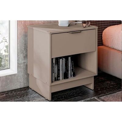 Mesa Cabeceira Casal 1145 Com 1 Gaveta Freijo Carraro