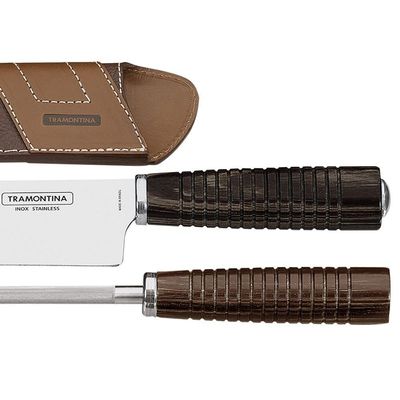 Kit Churrasco 2 Peças Tramontina 21199995 Castanha