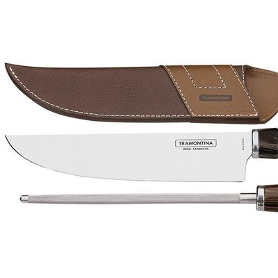 Kit Churrasco 2 Peças Tramontina 21199995 Castanha