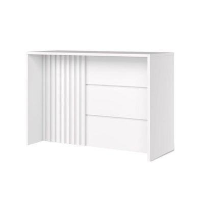 Módulo Cozinha Americana Gourmet Branco2 Aéreos + 1 Balcão + 1 Complemento
