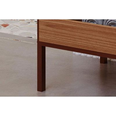 Balcão P- Banheiro Portinari 1 Porta C- Cuba 60cm Cimento-freijo - Mgm