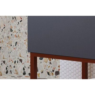 Balcão P- Banheiro Portinari 1 Porta C- Cuba 60cm Cimento-freijo - Mgm