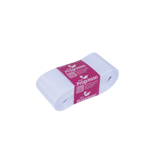 Fita de Gorgurão GP Nº12 50mm Peça com 10m Branca 201 Fita de Gorgurão GP Nº12 50mm Peça com 10m Branca 201