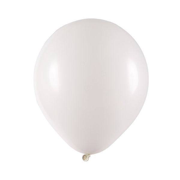 Balão Art Latex Buffet Redondo Nº7 com 50 Unidades Branco