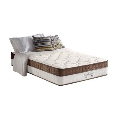 Colchão Solteirão Molas Ensacadas Masterpocket King Best Euro Pillow Brown (96x203x33) - D Angelis Anjos