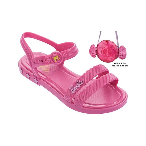 Sandália Barbie Candy Bag Inf Rosa Médio 28 Sandália Barbie Candy Bag Inf Rosa Médio 28