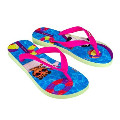 Sandália Ipanema Temas Infantil Verde/Rosa 27/28