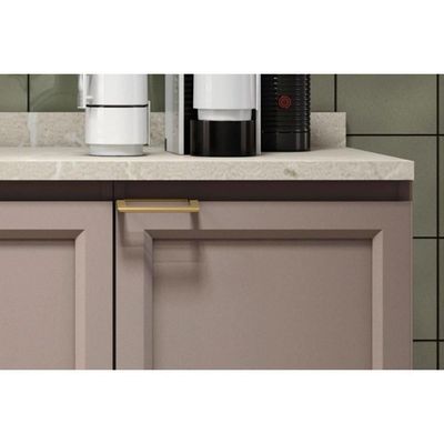 Cozinha Modulada Malta Balcão Com Tampo Malta 2628 Com 1 Porta 40cm Duna-carraro