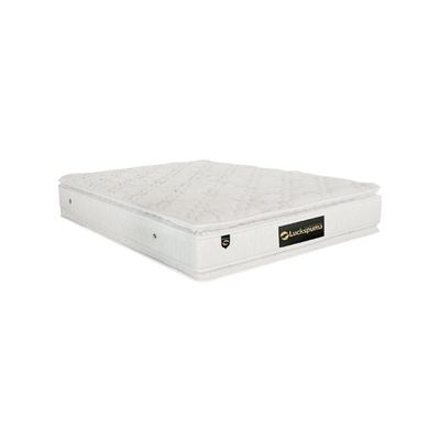 Colchão King Molas Ensacadas Masterpocket Satisfaction Plus Pillow Top White (193x203x30) - Luckspuma
