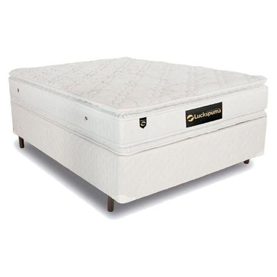 Colchão King Molas Ensacadas Masterpocket Satisfaction Plus Pillow Top White (193x203x30) - Luckspuma