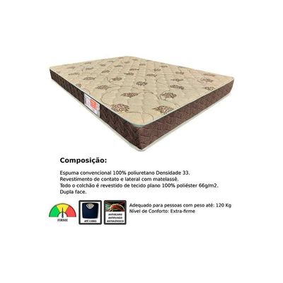 Colchão Queen Espuma D33 Comfortpedic Line (158x198x30) - Orthoflex