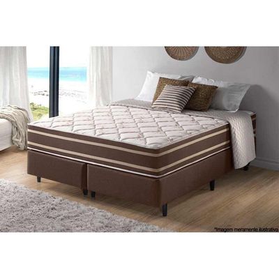 Colchão Solteirão Molas Superlastic Duo Sono Df Euro Pillow Brown (96x203x25) - D Angelis Anjos