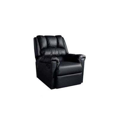 Poltrona Reclinável Motorizada P- Sala Vermont Classic Zero Wall Courano Preto - Probel