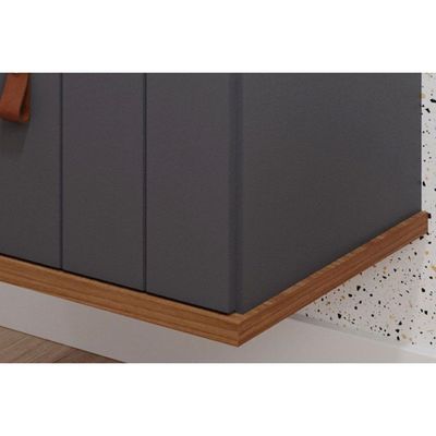 Bancada De Banheiro Balcão Milano 1 Porta E 1 Gaveta C- Cuba 60cm Pistache-freijo - Mgm