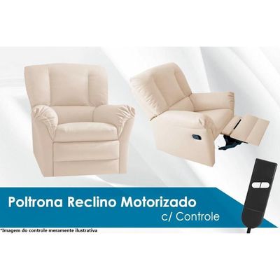Poltrona Reclinável Motorizada P- Sala Da Vinci Malbec Zero Wall Giro E Balanço Suede Marrom Escuro - Probel