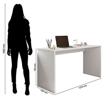 Mesa Para Computador Notebook Reforçada Gávea Branco