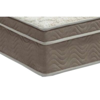 Cama Box Casal: Colchão Molas Superpocket Ensacadas Ortobom Fort Airtech + Base Crc Suede White (138x188)