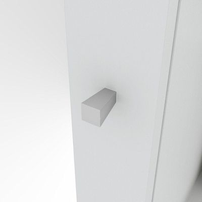 Sapateira Com Espelho E Estante Duetto Branco Hp
