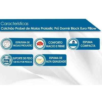 Cama Box Baú King: Colchão Molas Masterpocket Ensacadas Probel Prolastic Prodormir Sleep + Base Crc Suede Gray (193x203)