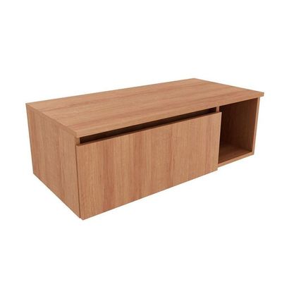 Conjunto De Banheiro Balcão Suspenso Bn3601 S- Cuba 80cm E Armário C- Espelho Bn3608 Branco - Tecno Mobili