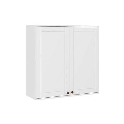 Armário Aéreo Cozinha Modulado Bella 2602 Com 2 Portas 80cm Branco