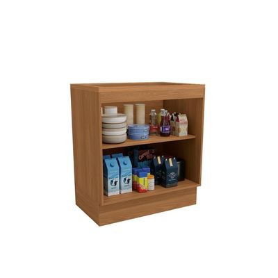 Kit Cozinha Modulada 2 Peças Maxxi 1balcão + 1 Complemento C2p43 Canela