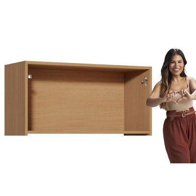 Módulo Cozinha Simone Mendes Armário Simone Mendes Com 1 Porta Basculante 80cm Carvalho Cinza